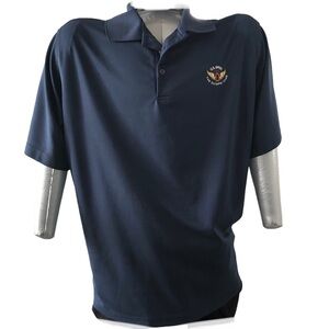 Men’s Walter Hogan Golf shirt with US Open Logo Blue Size XXL